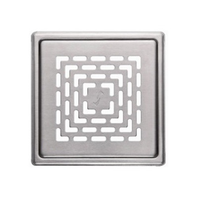 Purus Square Stainless Steel Grates for Tile Floors